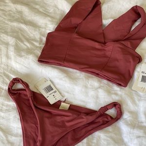 NWT L’Space Parker Top & Sundrop Bikini Bottom